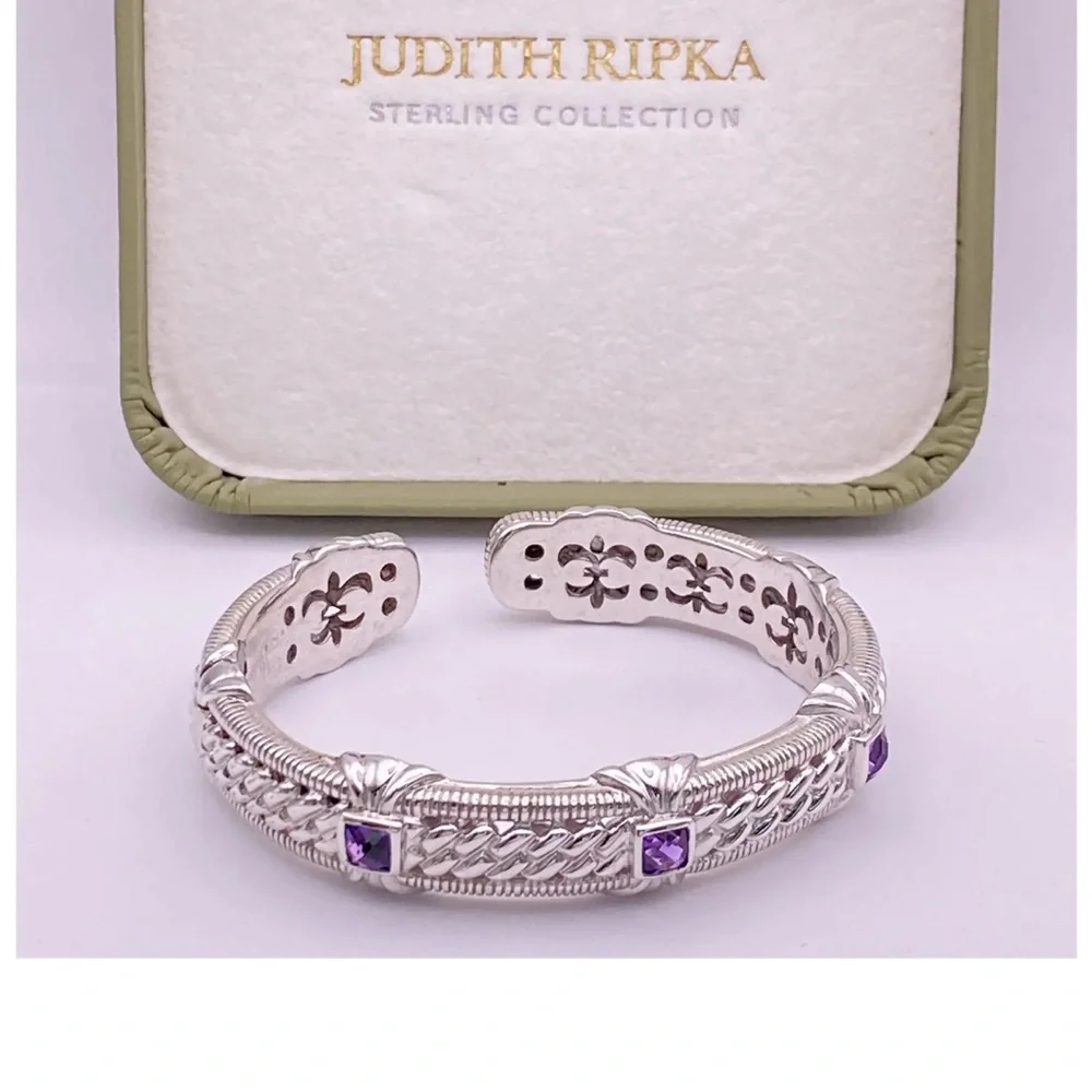 Judith Ripka 925 Silver Bracelet - Picture 7 of 15